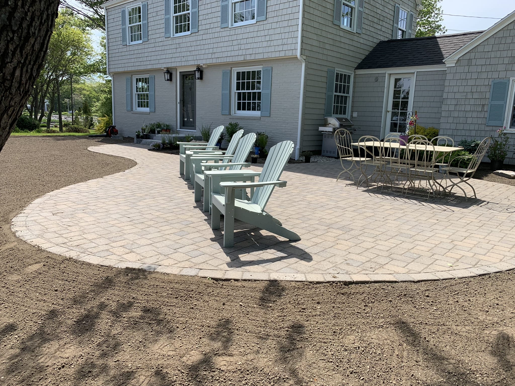Stone Patio and landscaping