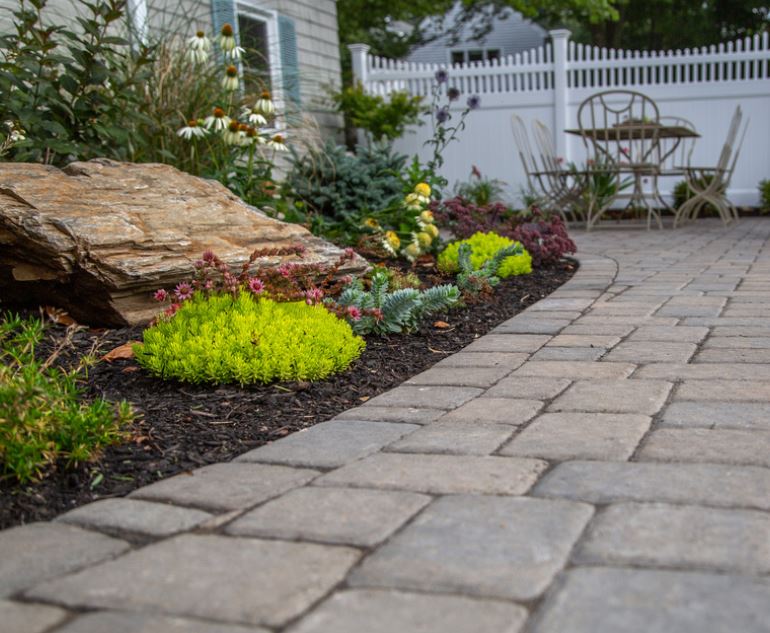 Patio and garden