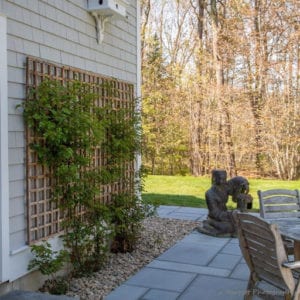 A well-constructed patio.