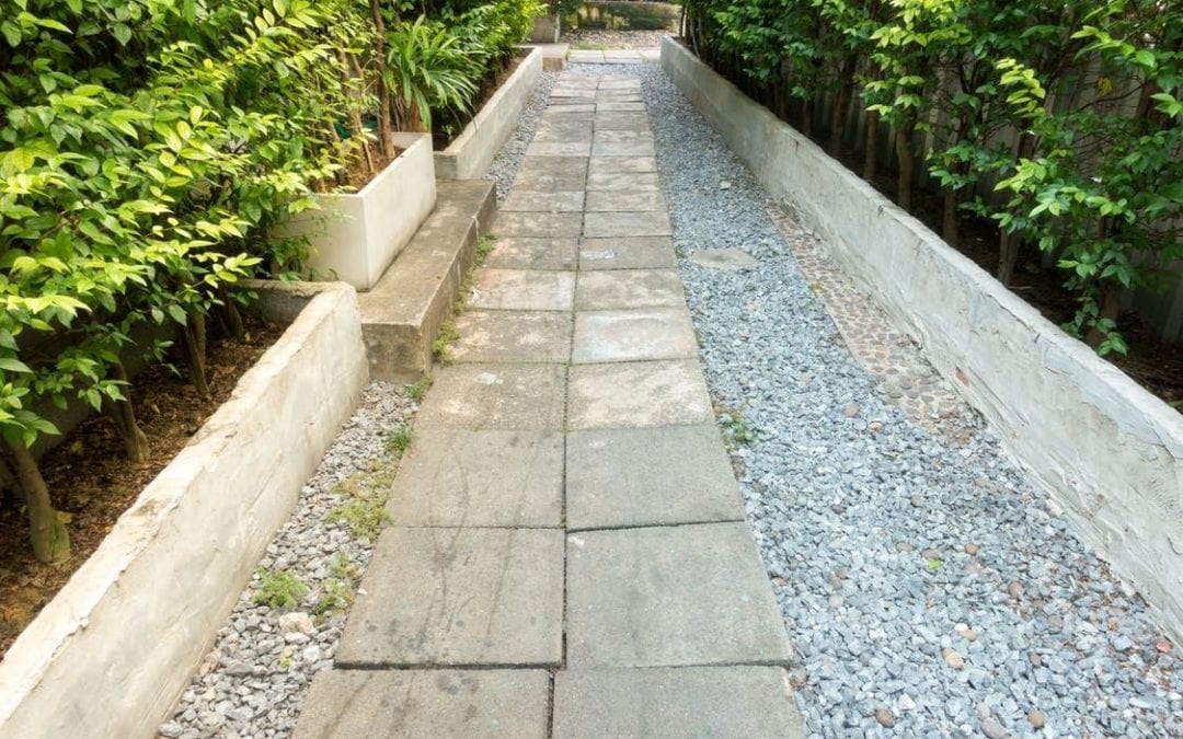 A stone walkway