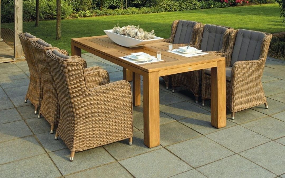 Outdoor furniture for a patio