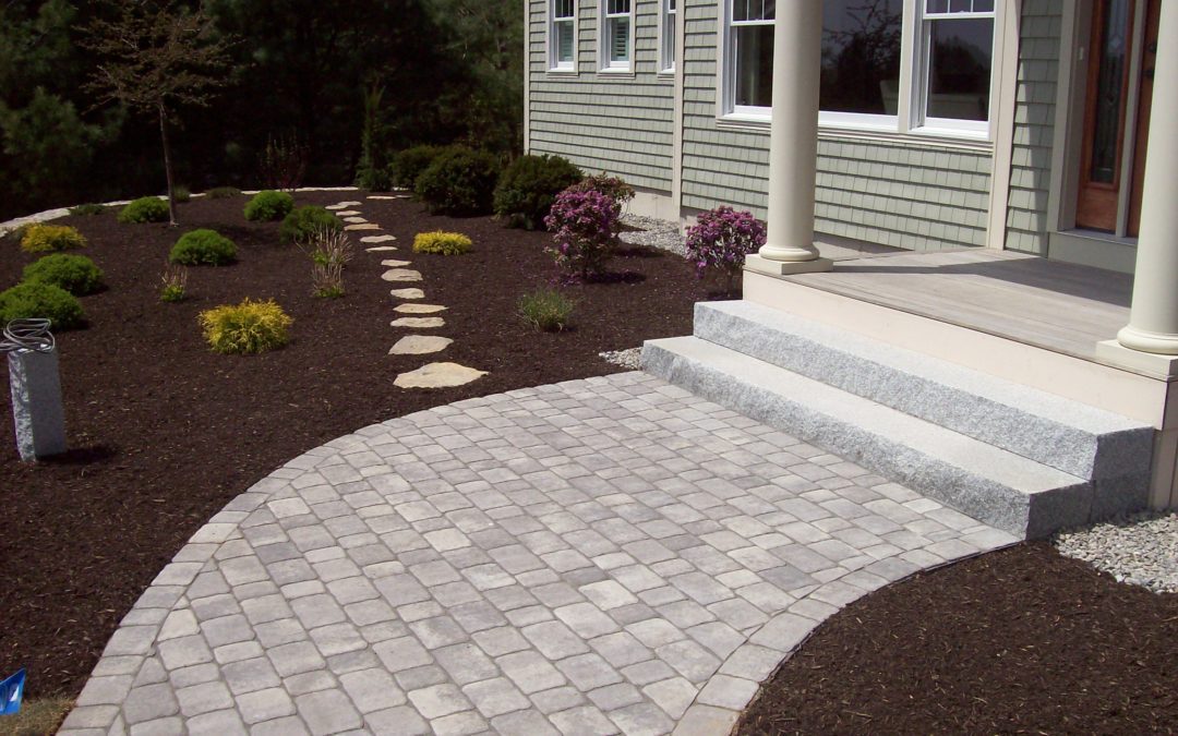 Simple landscaping in Saco Maine