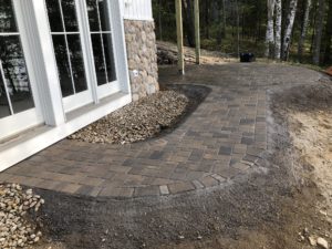 Stone Veneer on the backside of house