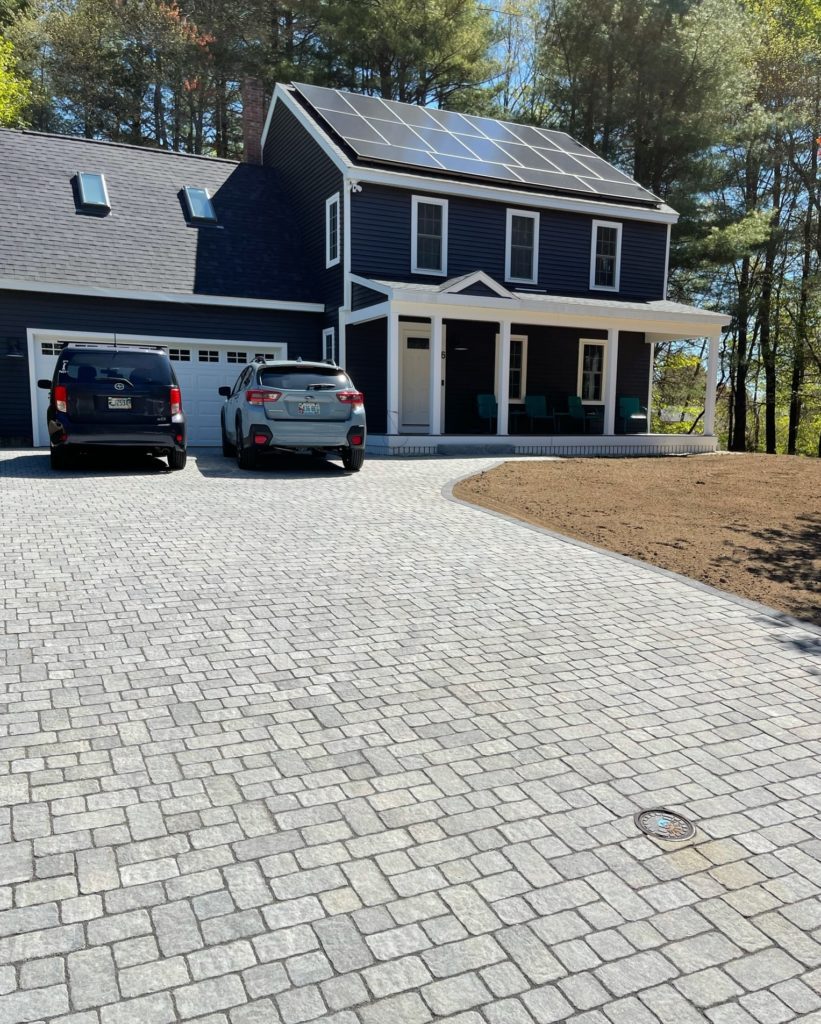 Driveway design by Stone Solutions