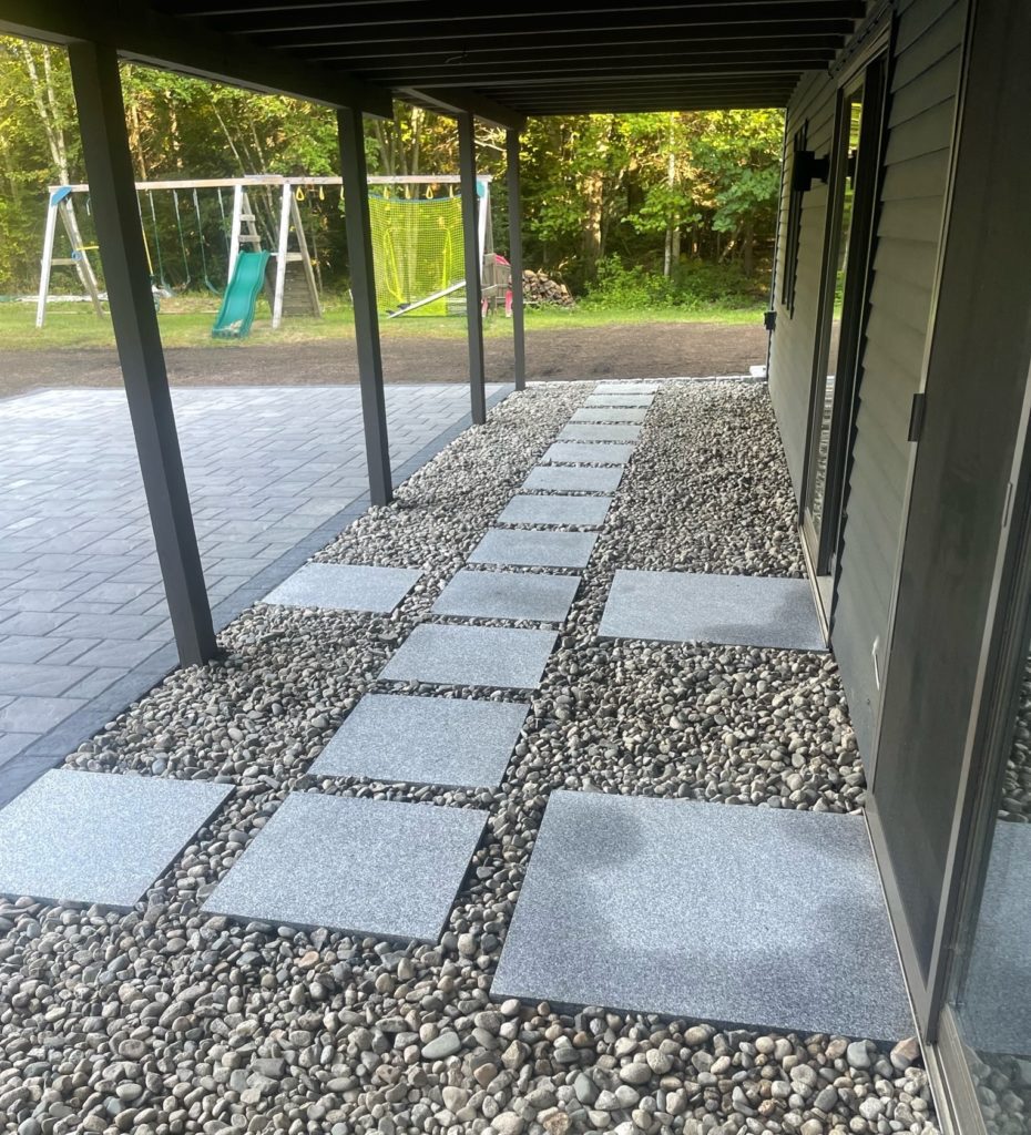 granite walkway design