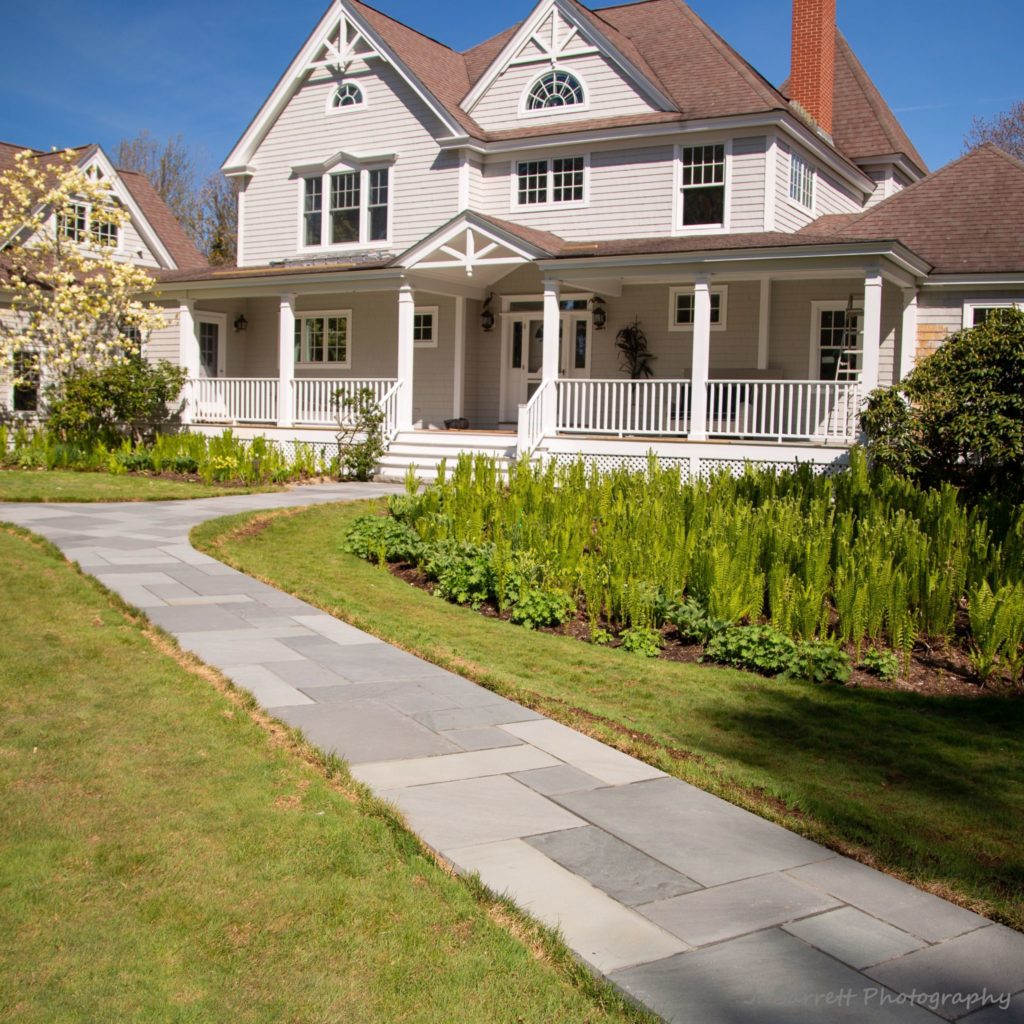 Before and After: 6 New England Homes Get a Boost of Curb Appeal With  Natural Stone Hardscaping, Swenson Granite