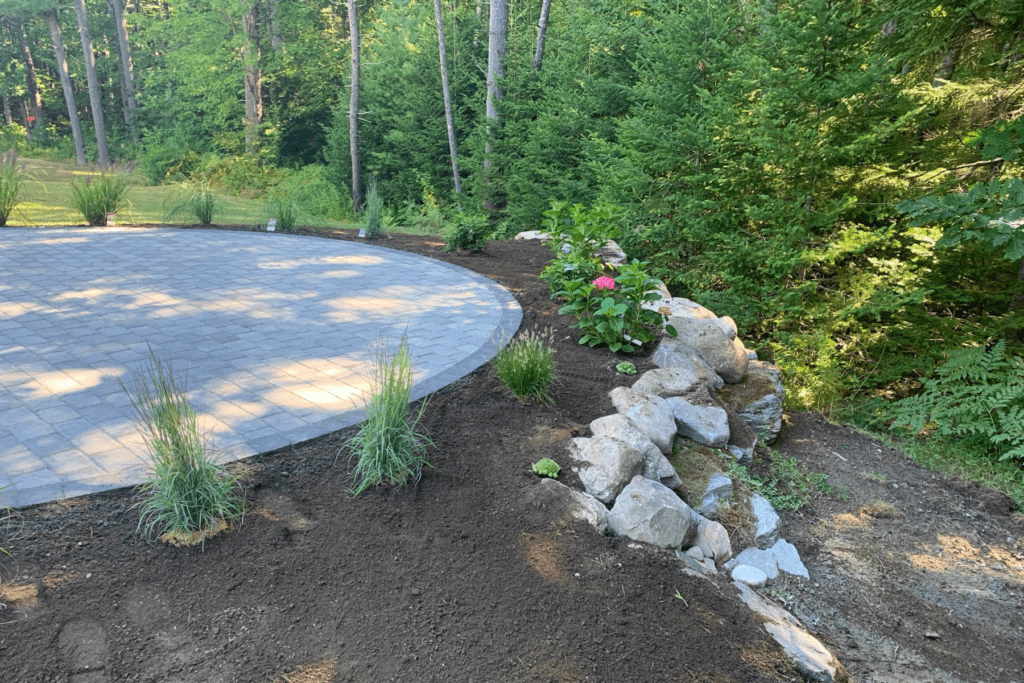 Backyard patio design