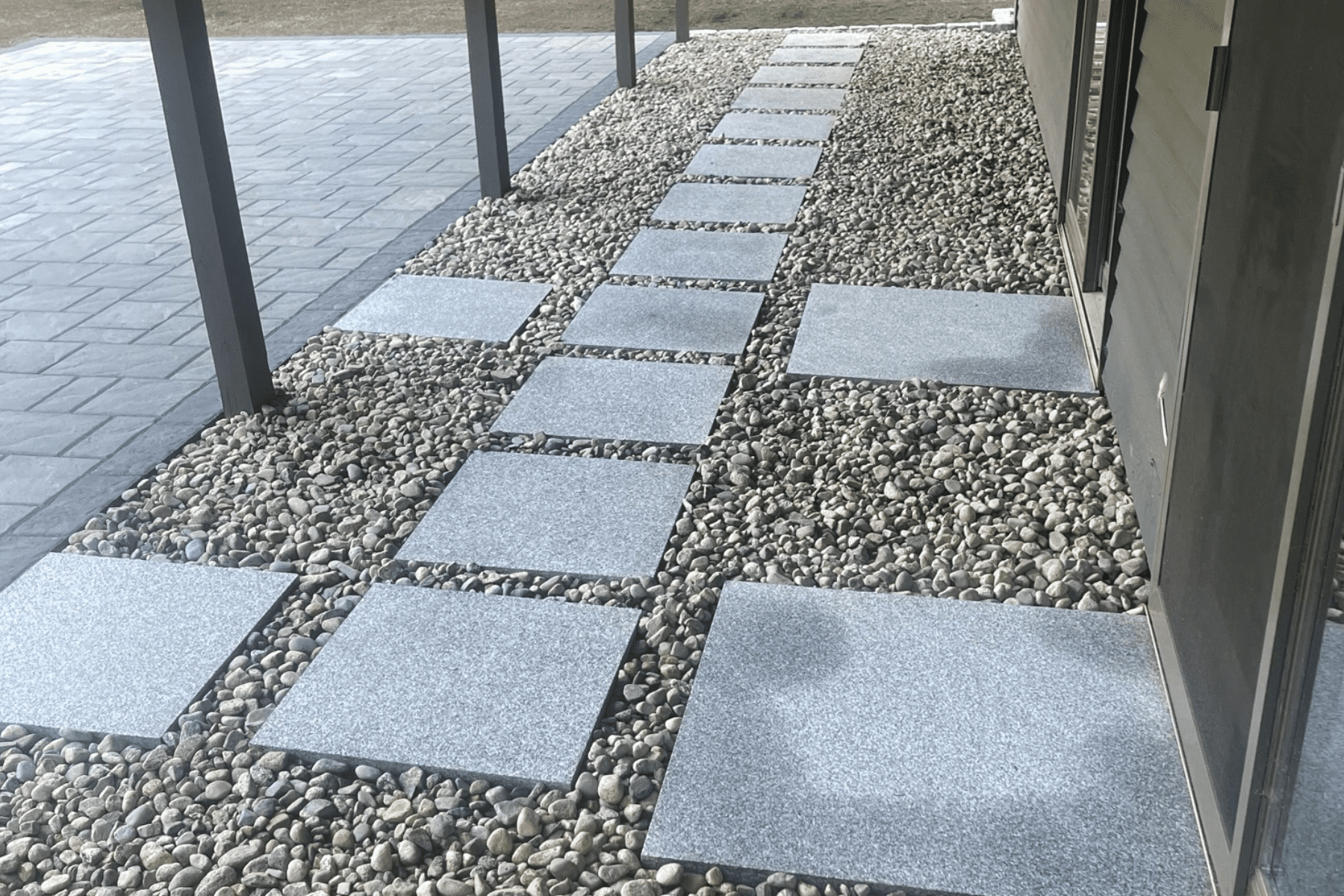 granite sidewalk
