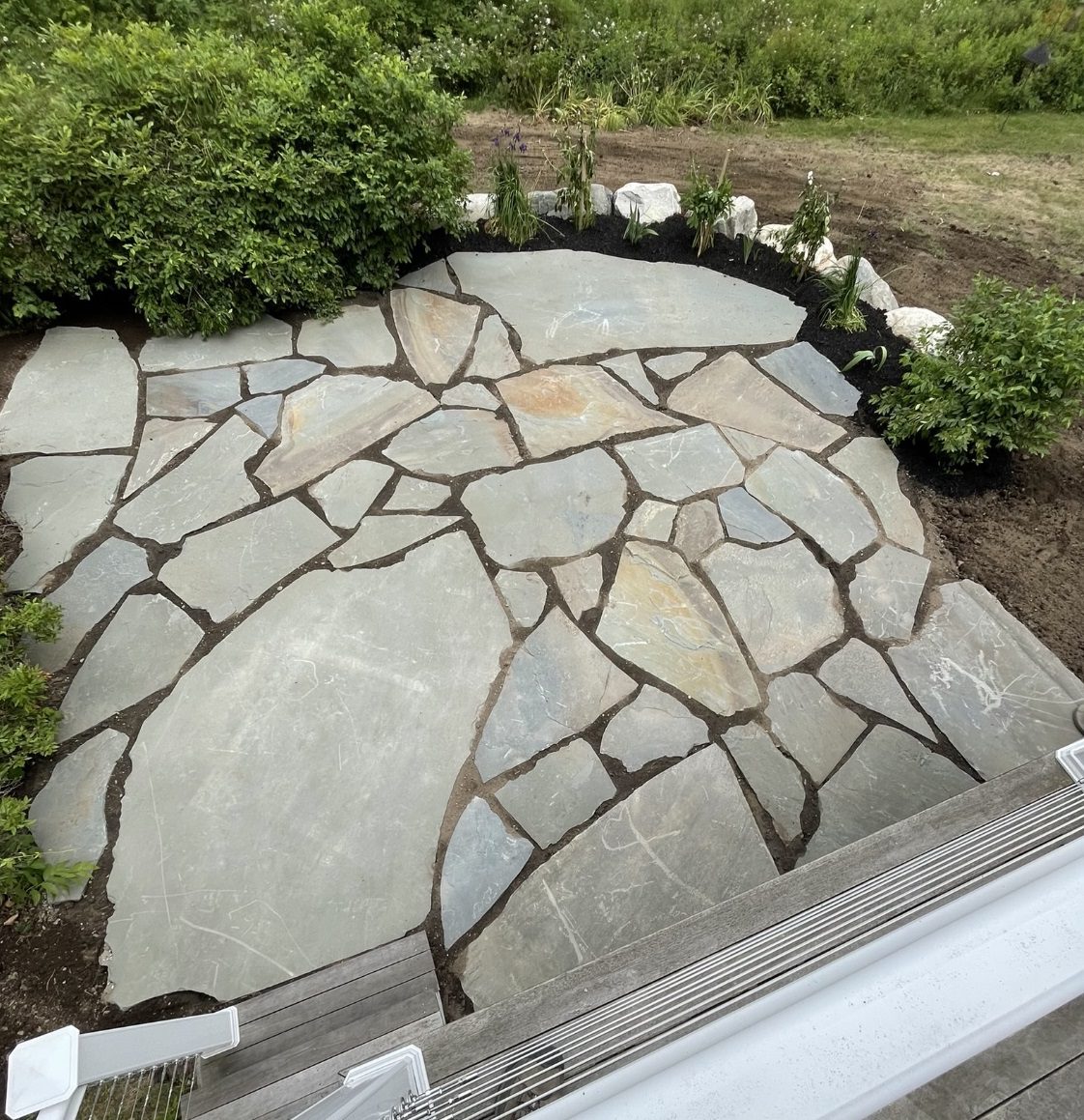 stone patio