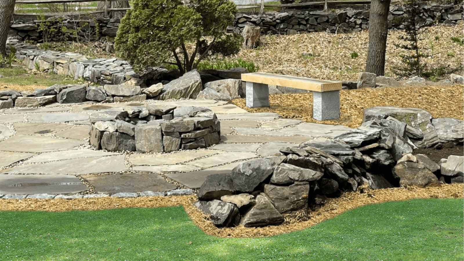 stone fire pit