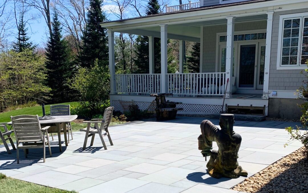 stone paver patio