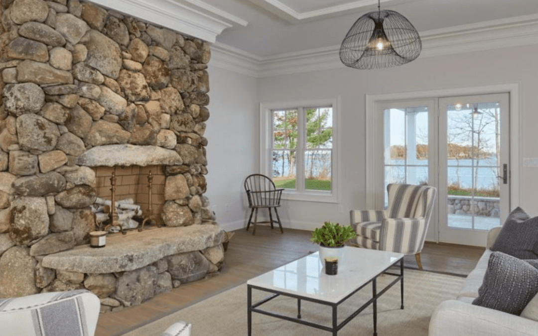 Reface Your Old Fireplace with Stone Veneer for a New Look