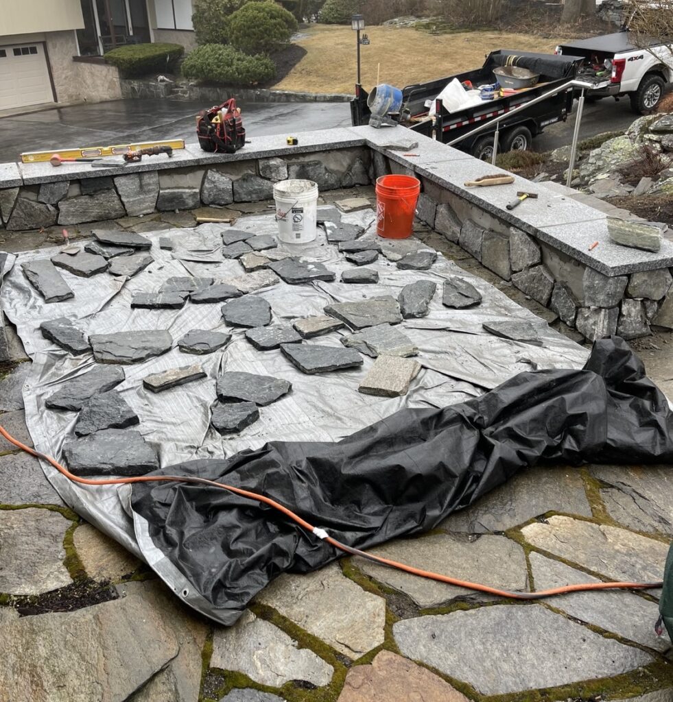 Precision Stone Installation
