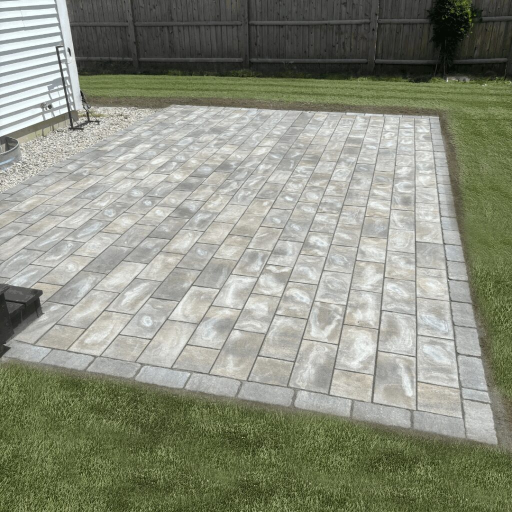 Paver patio