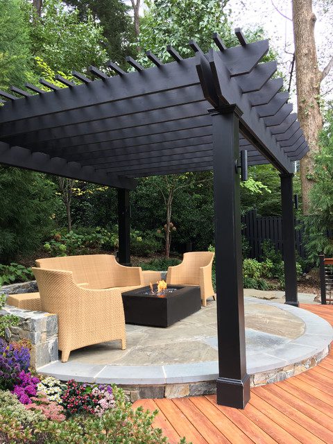 Black pergola