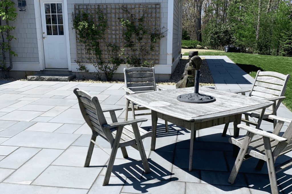 Bluestone patio