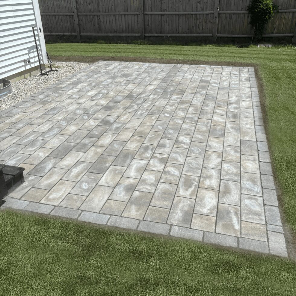 Paver patio