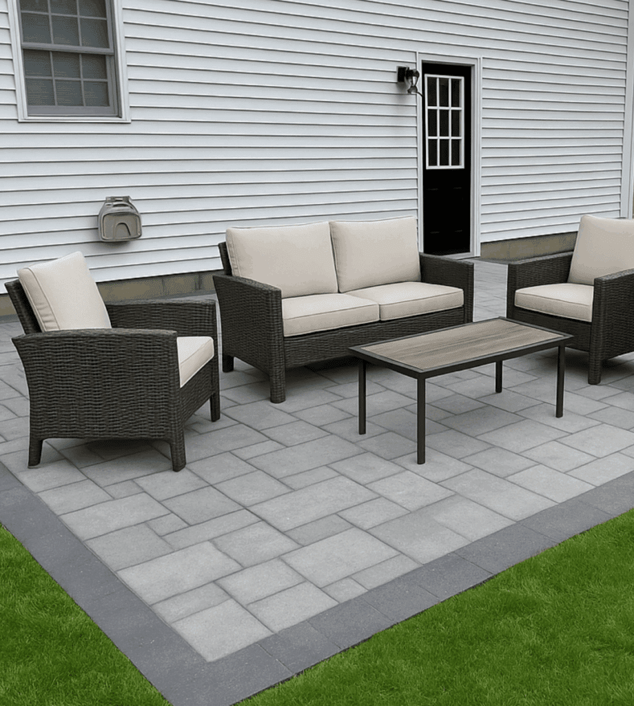 gray-paver-patio-wicker-outdoor-furniture-simple-design.