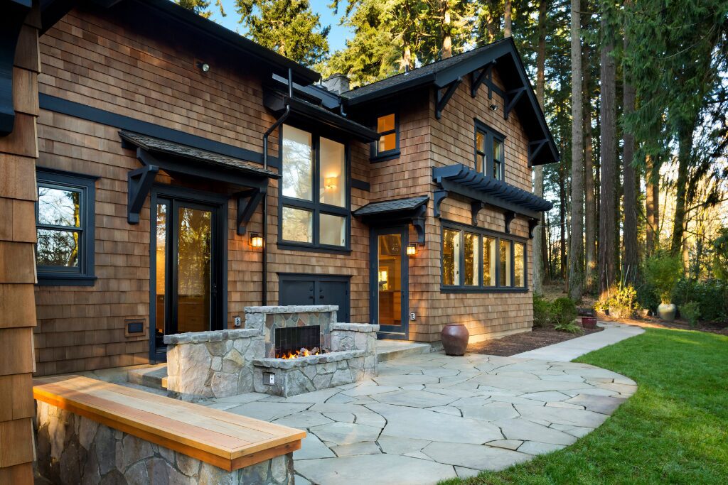 natural-stone-patio-built-in-fireplace-craftsman-home