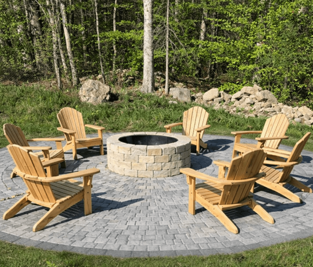 circular-paver-patio-fire-pit-herringbone-pattern