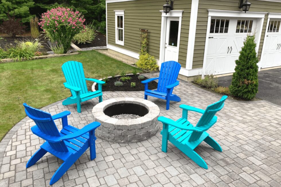 fire-pit-patio-designs-with-pavers-adirondack-chairs-maine-backyard