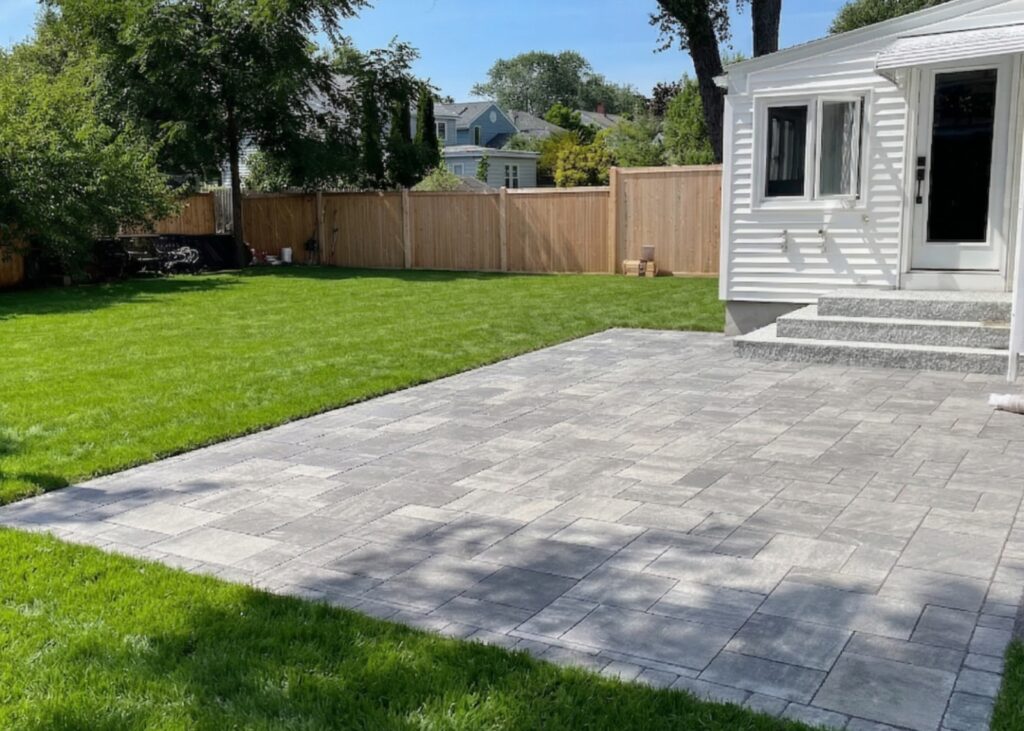 gray-paver-patio-granite-steps-backyard-lawn-installation-scaled
