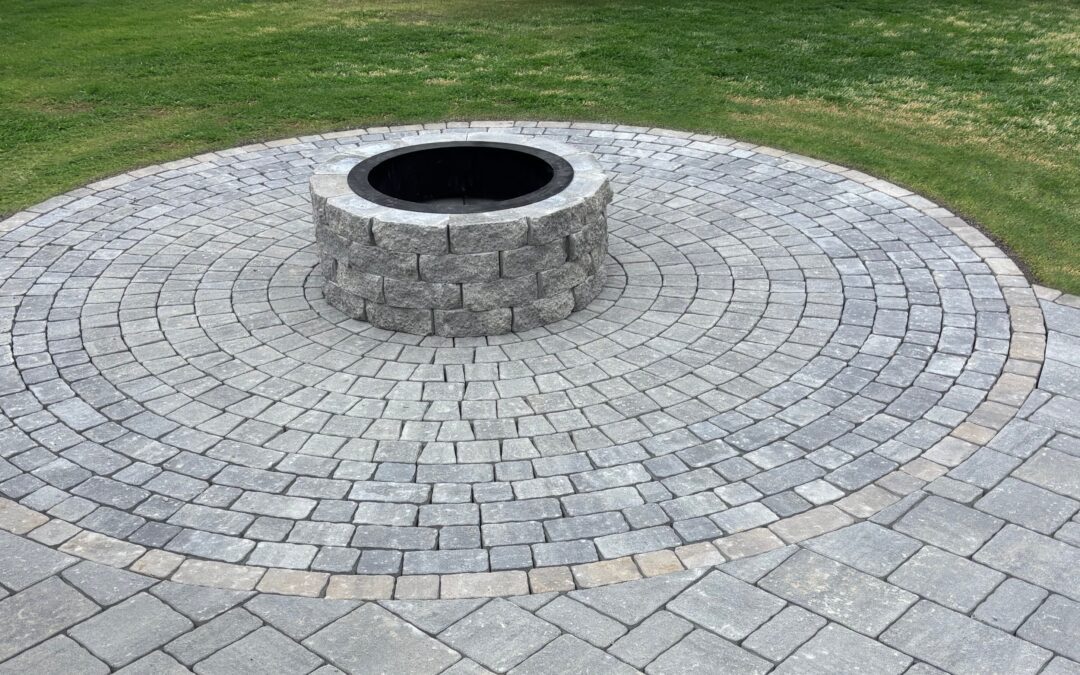 Building an Accessible Fire Pit Patio in Durham, Maine